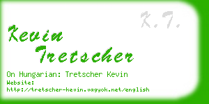 kevin tretscher business card